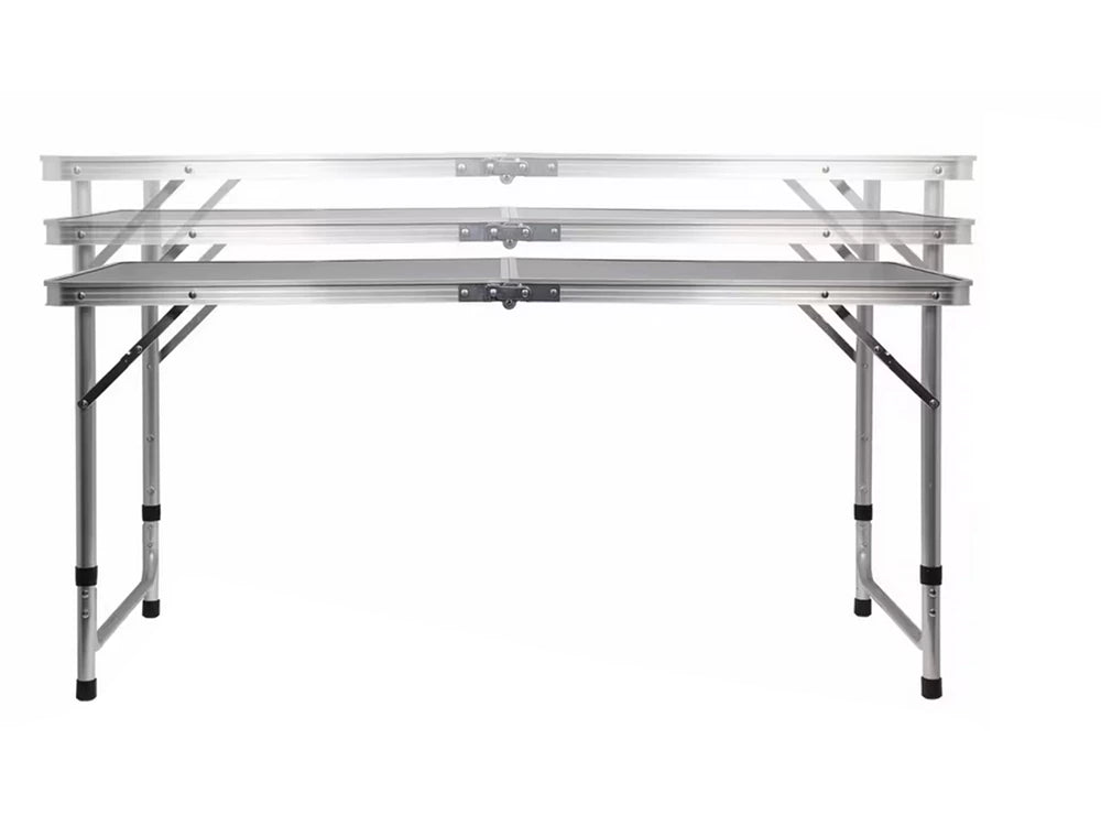 Klappbarer Campingtisch mit 4 Hockern klappbar Tisch Klapptisch Hocker NEU✅black