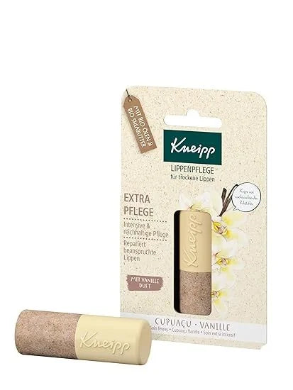 Kneipp Lippenbalsam Vanille Pflege Cupuaçu Öl Feuchtigkeit 1/7 Stück