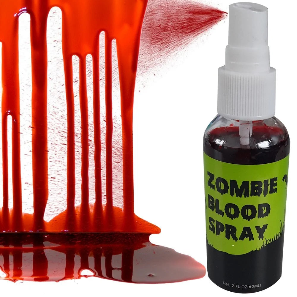 Kunstblut Halloween Fake Blut Spray 60ml, Fake Blood Halloween Schminke Vampir