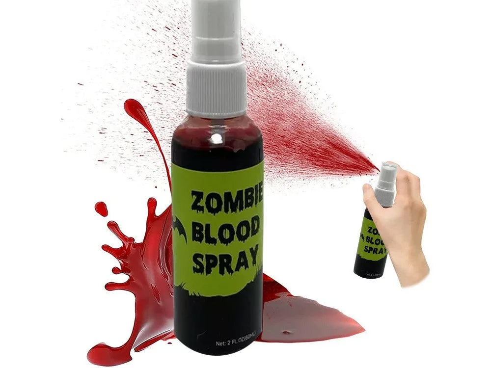 Kunstblut Halloween Fake Blut Spray 60ml, Fake Blood Halloween Schminke Vampir