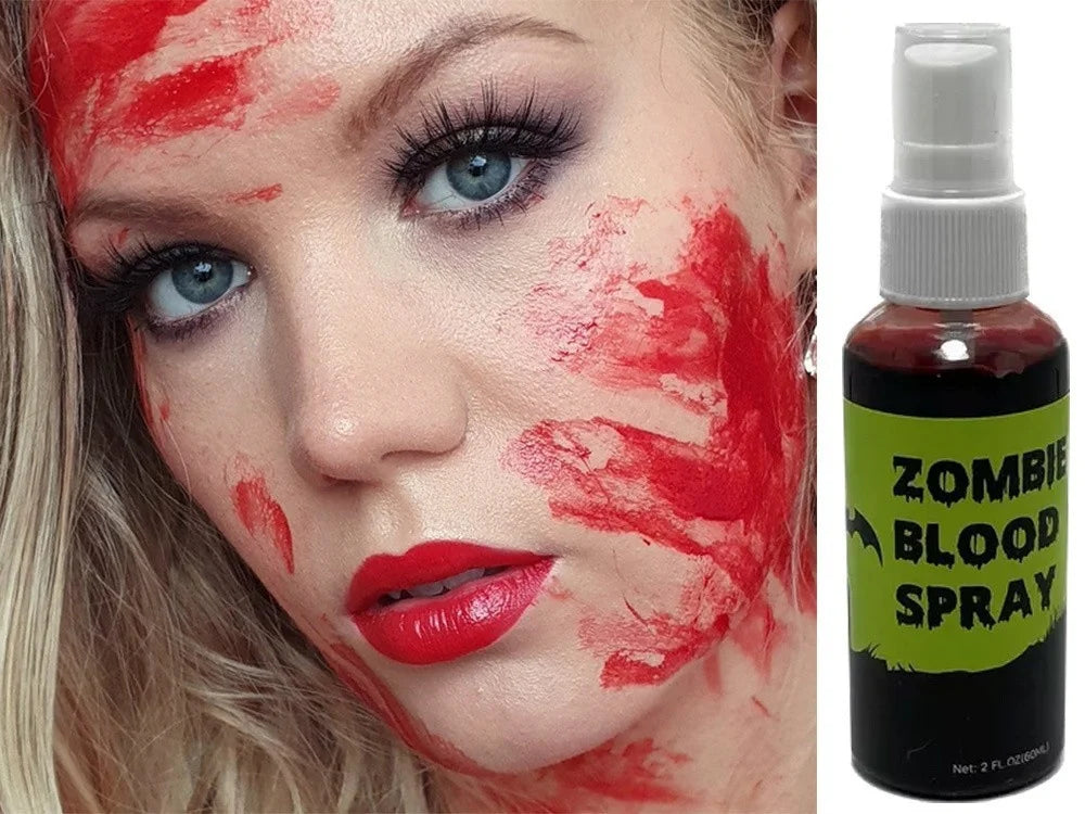 Kunstblut Halloween Fake Blut Spray 60ml, Fake Blood Halloween Schminke Vampir