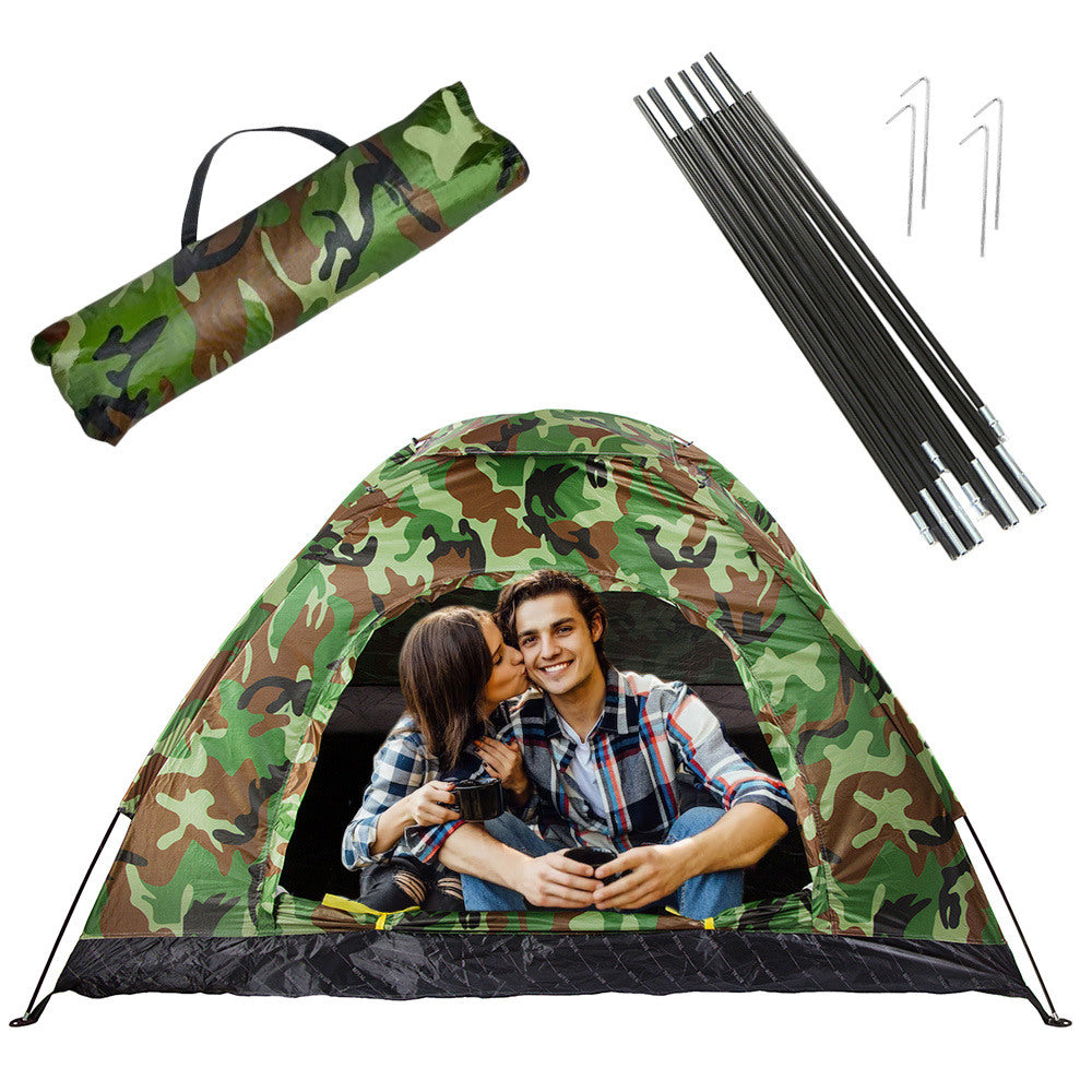 2-3 Personen Zelt 190x140x110cm Kuppelzelt wasserdicht+Tasche Festival & Camping