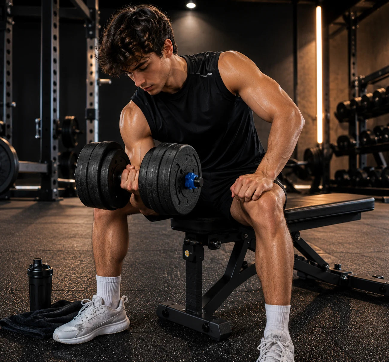 Kurzhantel Set Hantelset 20kg Hantel Krafttraining Hantelscheiben Muskeltraining