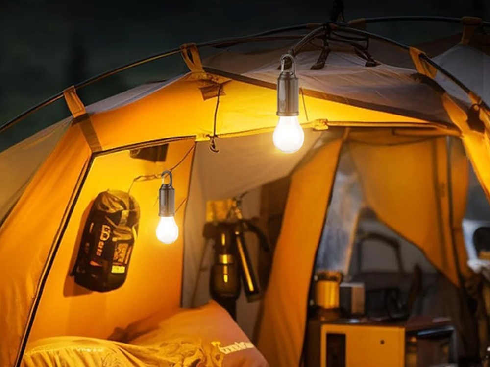 LED Campinglampe Hängelampe USB-C Wiederaufladbar – Camping Licht mit 3 Modi