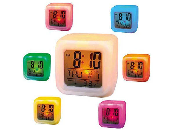 LED Alarm Clock Digital Alarm Clock Calendar Illuminated Snooze Alarm