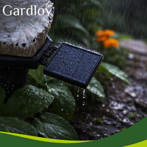 LED Solar Gartenstecker Eule warmweiß wetterfest Gartenleuchte Balkon Deko Außenleuchte