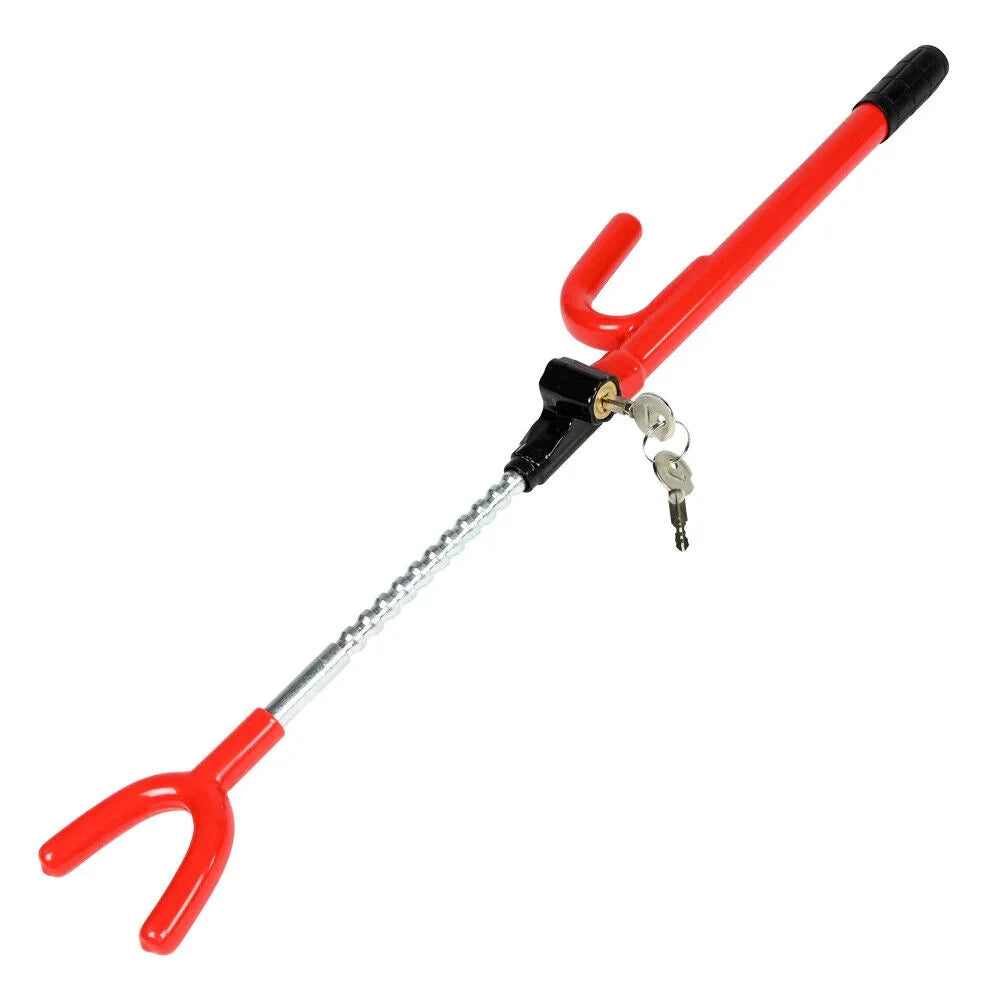 Lenkradschloss für Auto & Wohnmobil – Lenkradkralle aus Stahl mit 2 Schlüsseln, 16–33,5 cm