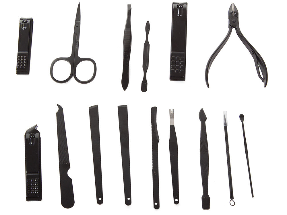 Nail set manicure set women men pedicure nail scissors set 26 pieces-NEW