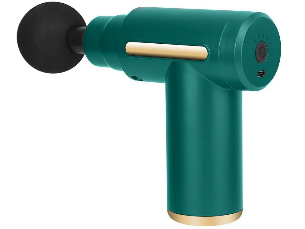 Massagepistole Massagegerät 30W USB-C 6 Stufen 4 Aufsätze Muskelmassage Sport