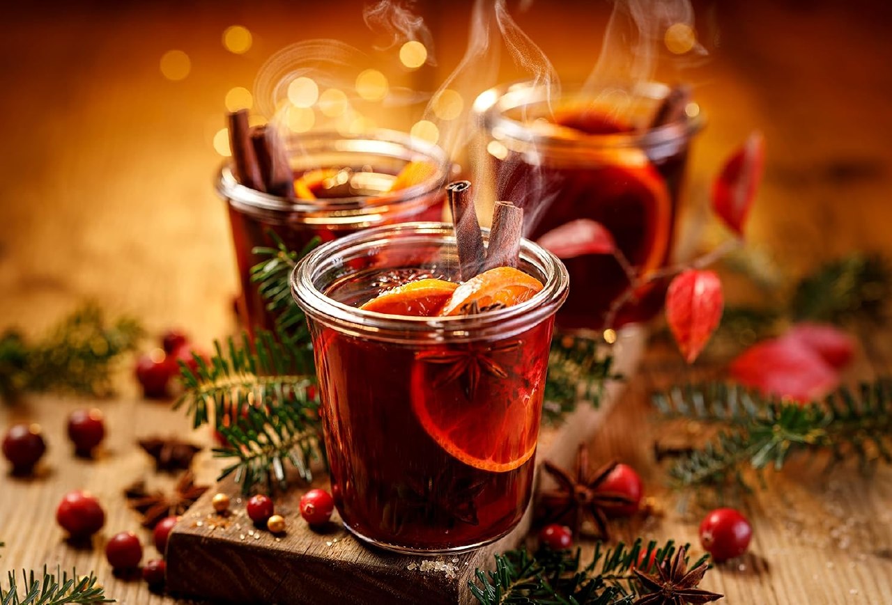 Meßmer Winterpunsch Früchtetee Glühwein Geschmack 20 Teebeutel Alkoholfrei Vegan