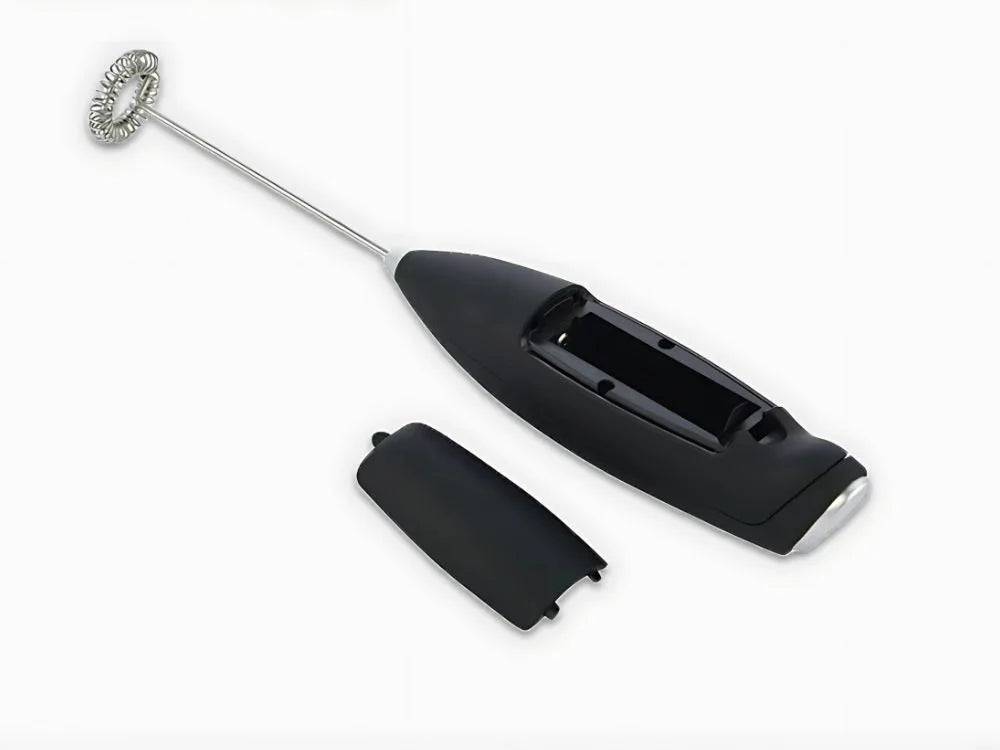 Elektrischer Milchaufschäumer mit Ständer – Mini Handmixer für Kaffee, Latte, Cappuccino und Kakao
