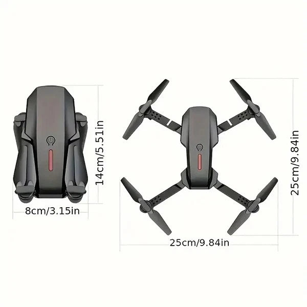 Mini-Drohne mit HD-Kamera 1080p – faltbar, GPS, Geschenk für Kinder