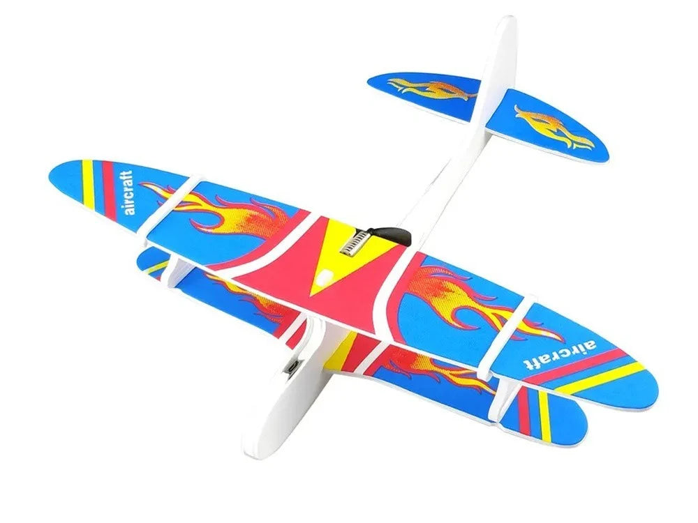 Motor Gleitflugzeug USB Aufladbar Schaumstoff Wurfgleiter Elektro Flugzeug