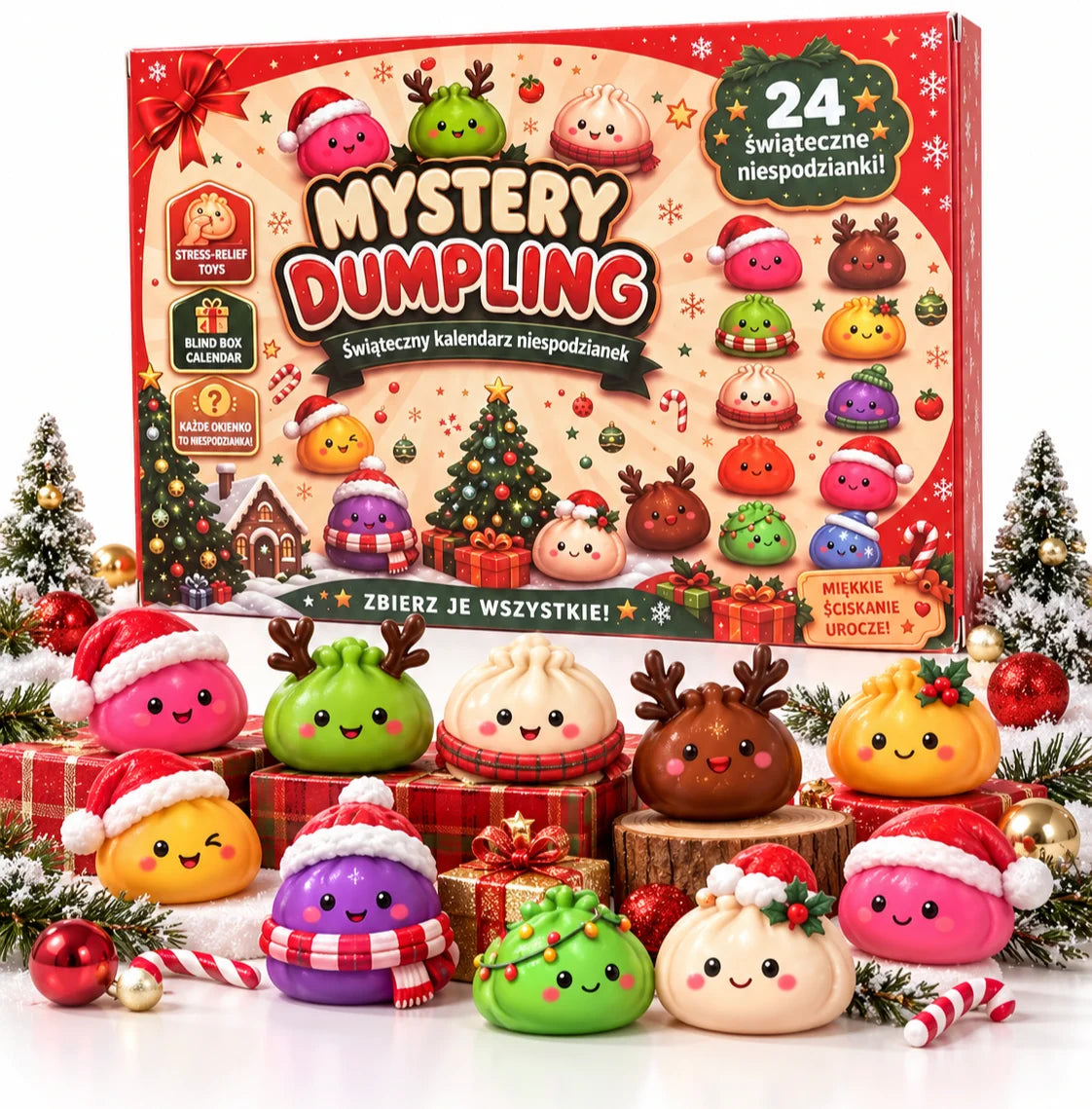 Mystery Dumpling Adventskalender 2026 | 24 Tage Squishy Überraschung