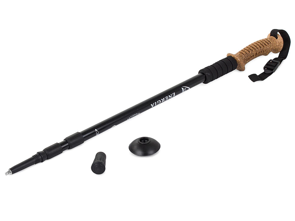 Teleskop Nordic Walking Stock Wanderstock Antischock 64-135 cm Alu Kork Griff

🏞️💪