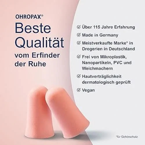OHROPAX Soft Ohrstöpsel – IN-Ohr-Stöpsel aus weichem Schaumstoff