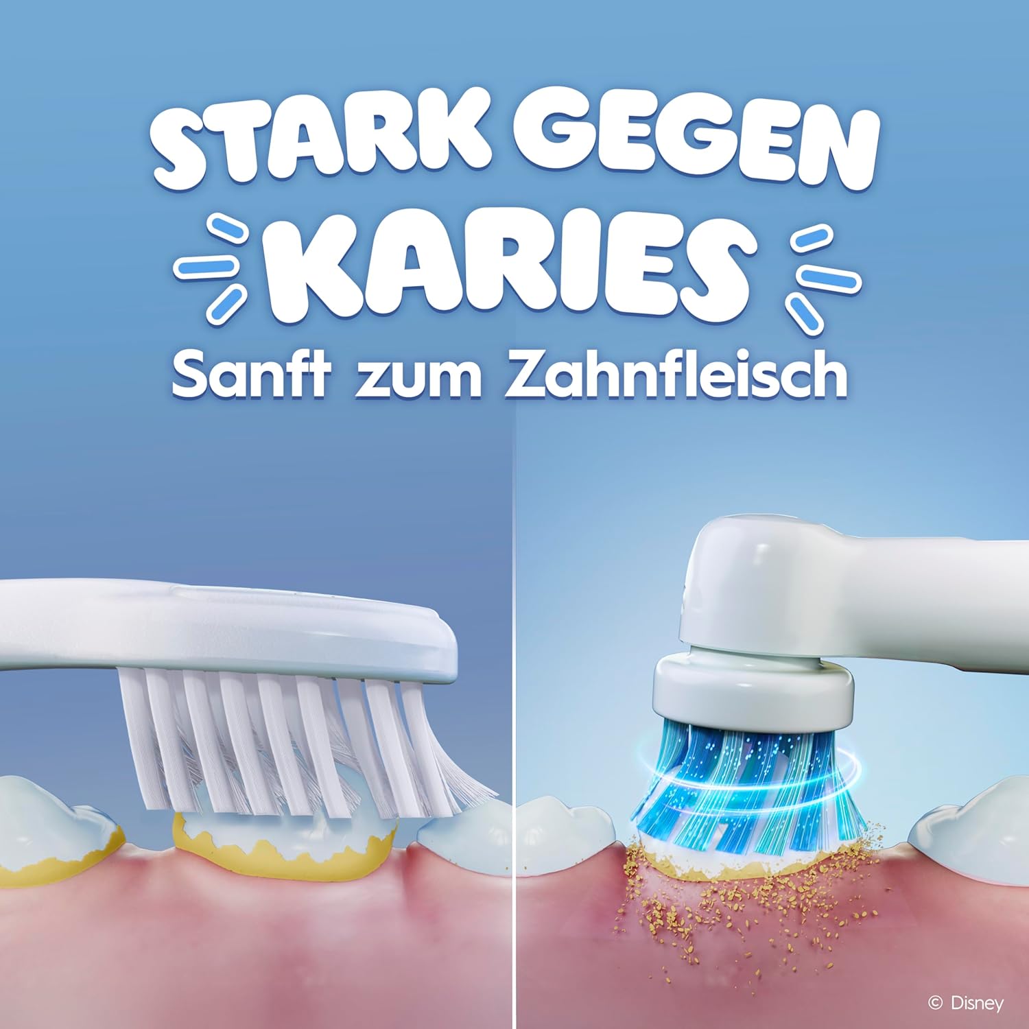Oral-B Pro Kids Elektrische Zahnbürste König der Löwen – 2 Modi Set