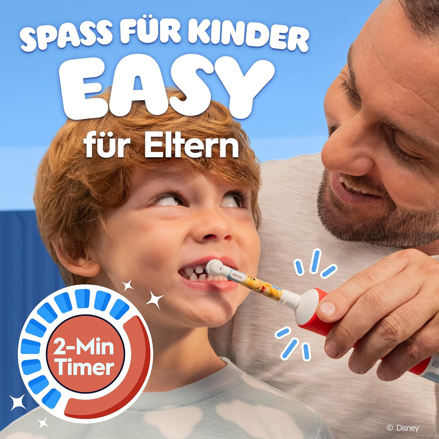 Oral-B Pro Kids Elektrische Zahnbürste König der Löwen – 2 Modi Set