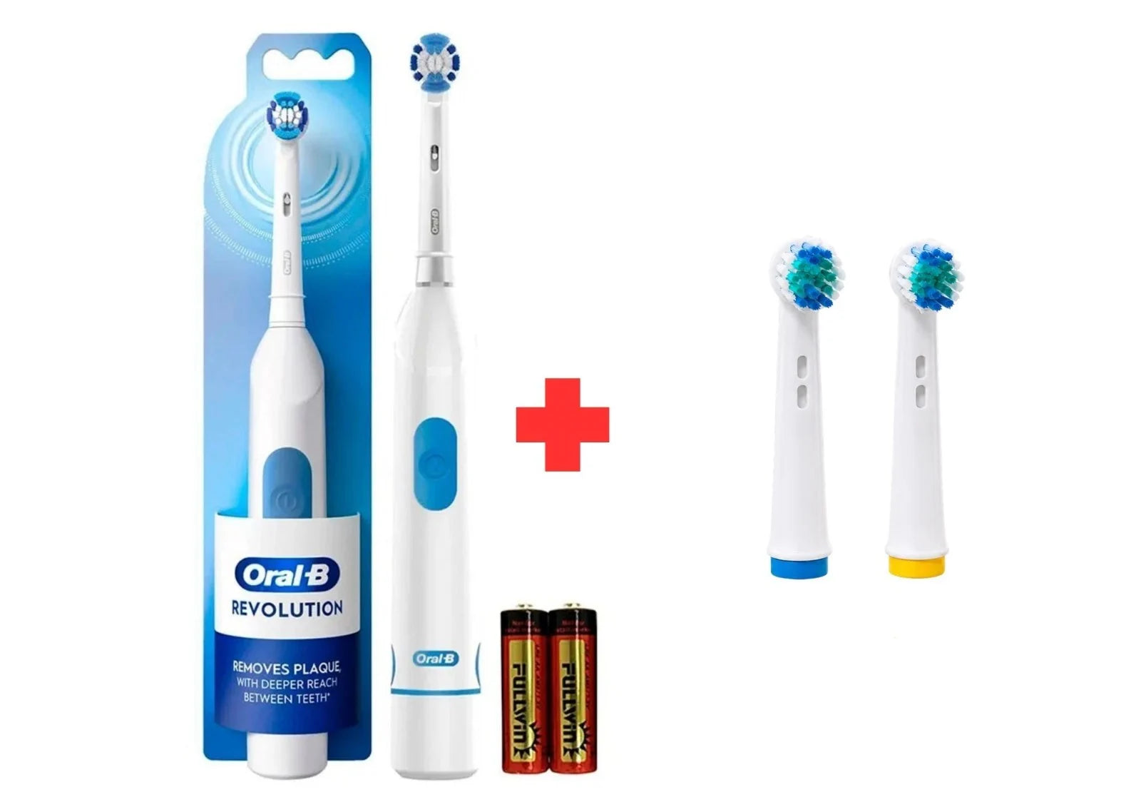 Oral-B Revolution Elektrische Zahnbürste Precision Clean Batteriebetrieben