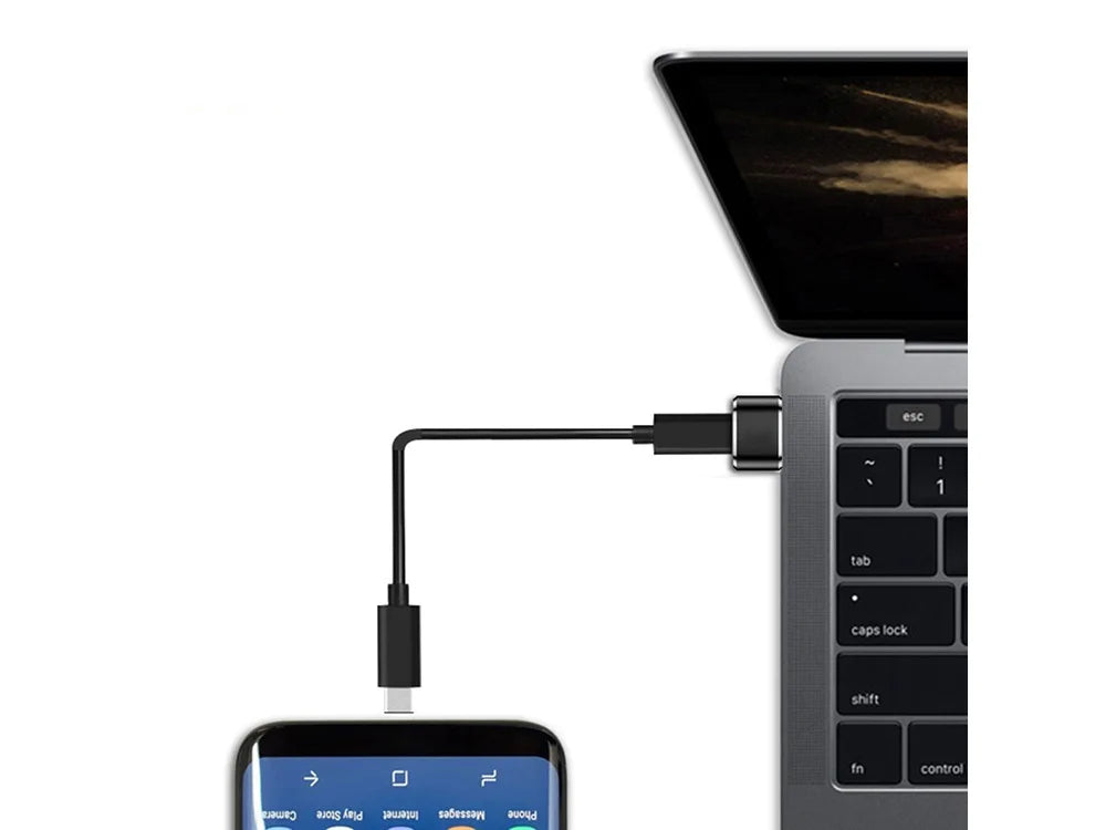 USB-A auf USB-C Adapter – kompakter Lade- und Datenadapter mit USB-C Buchse für Smartphone, Tablet & Laptop