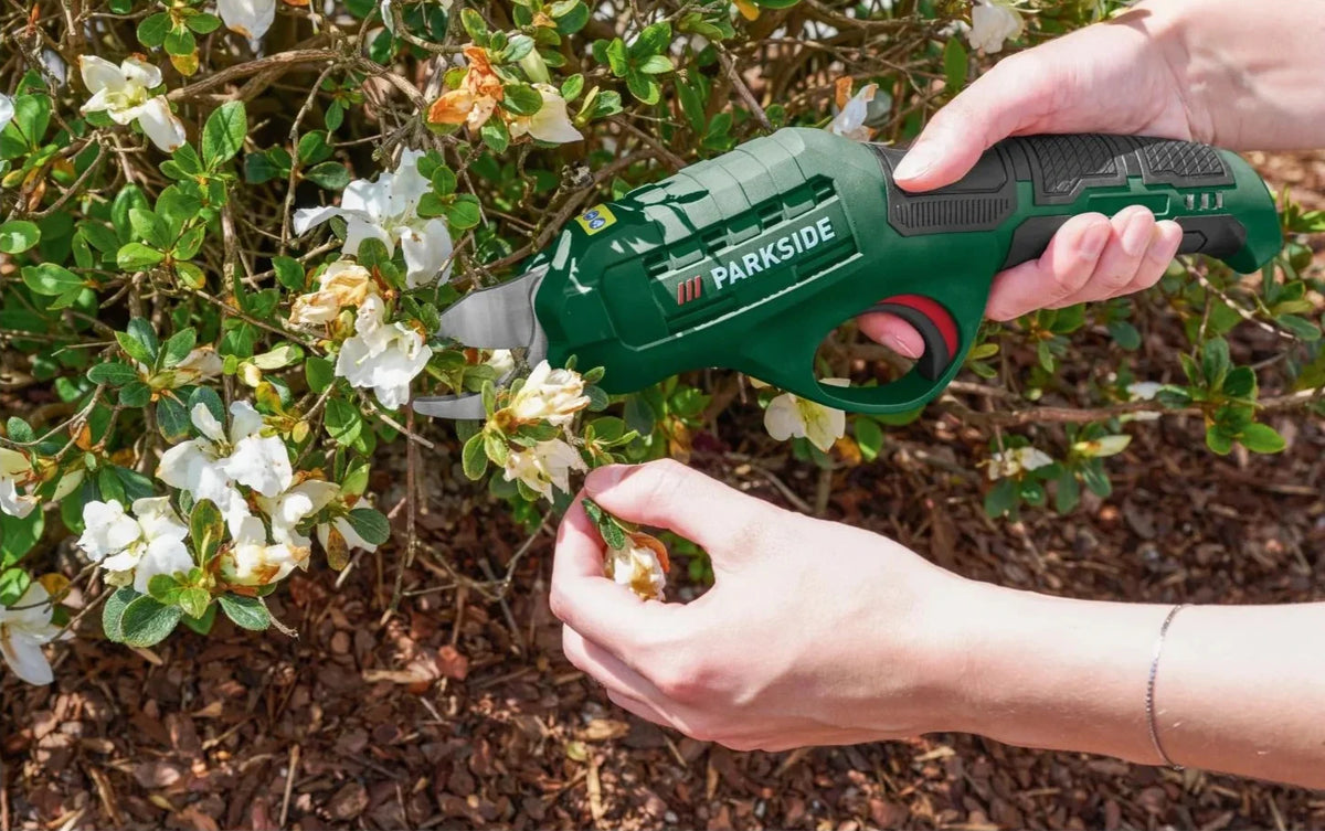 PARKSIDE Akku Gartenschere 4V PAGS 4 A1 Astschere USB-C Kabel Schutzhülle