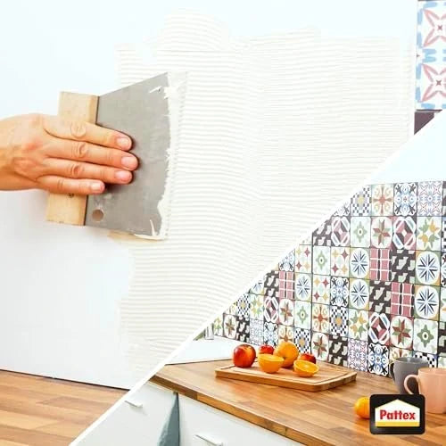 Pattex Teppich und PVC Kleber 1 kg – lösemittelfreier Dispersionskleber für Teppich, PVC, CV & Linoleum im Innenbereich
