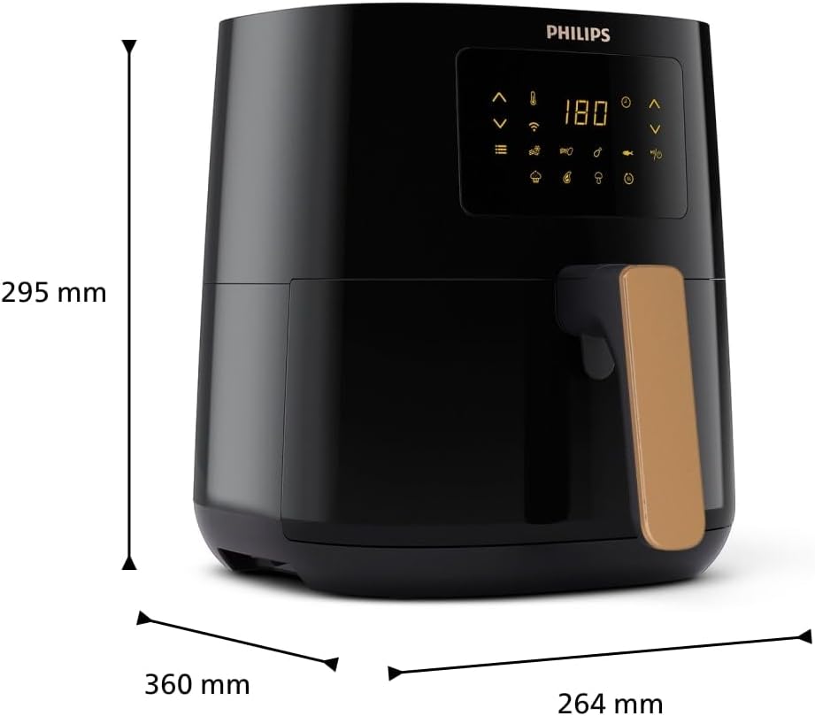 Philips Essential Airfryer 4.1L Hot Air Fryer 1400 Watt Black 