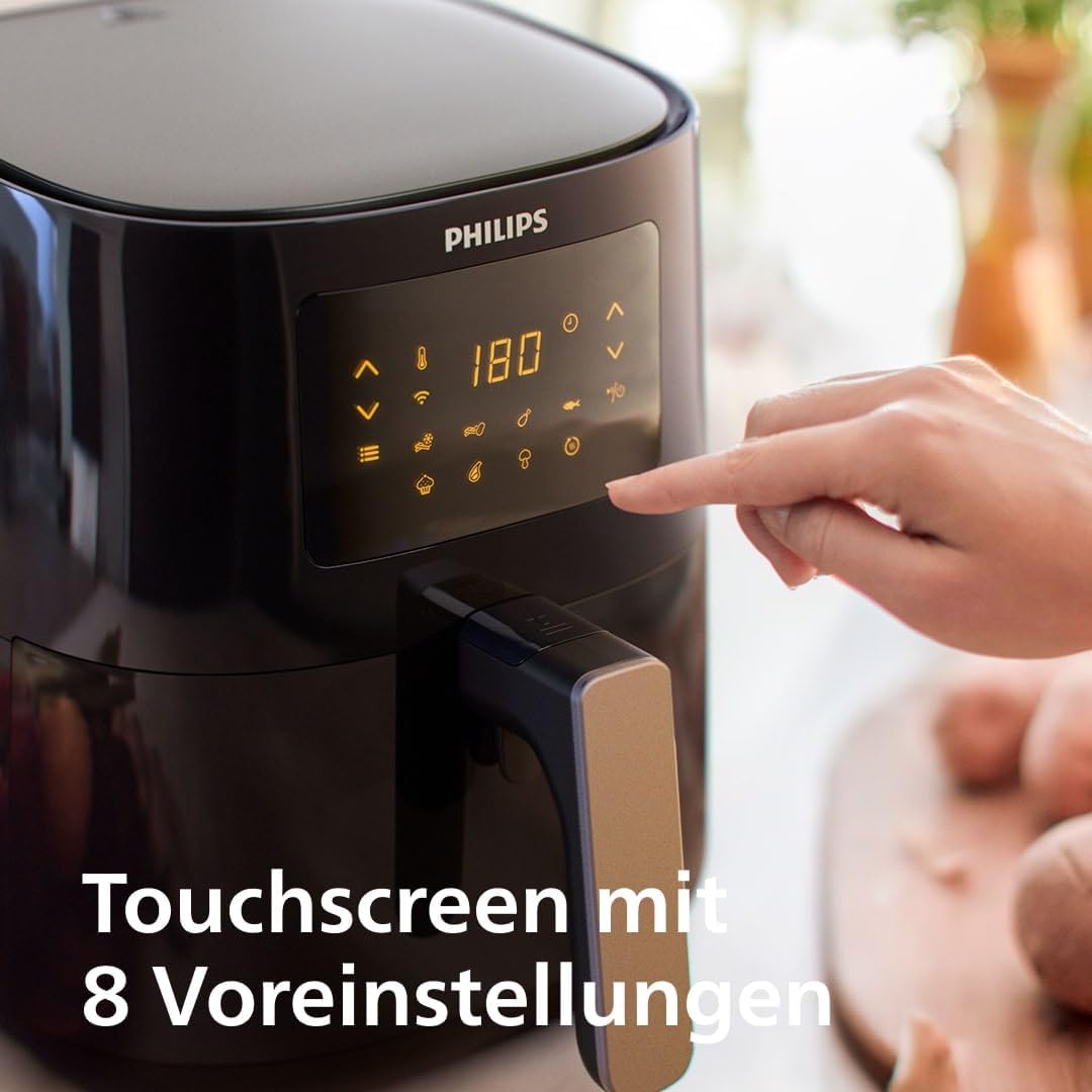 Philips Essential Airfryer 4.1L Hot Air Fryer 1400 Watt Black 