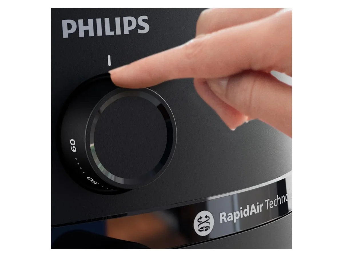 Philips Essential Airfryer XL Fryer-2000W, Black Hot Air Fryer Kitchen 
