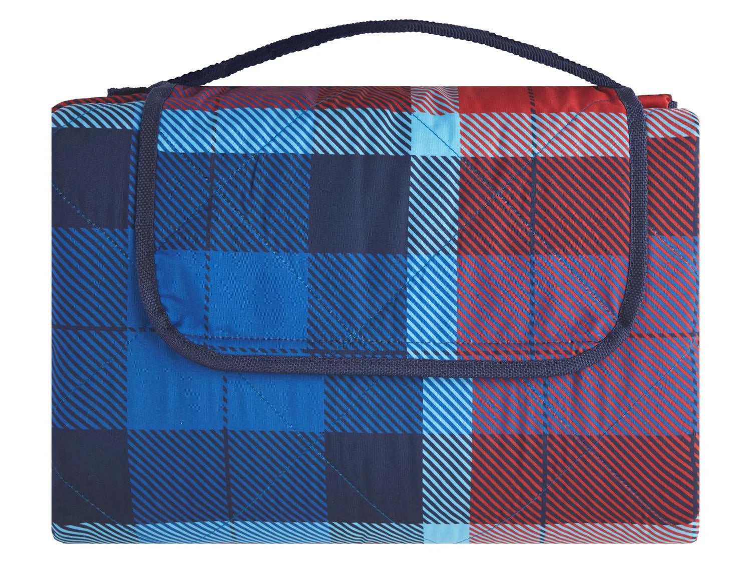 LIVARNO Picknickdecke 200x200 cm – Faltbar, mit Tragegriff & recyceltem Material