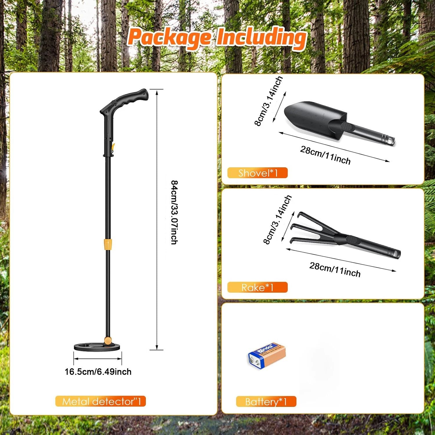 Metal detector with LCD Gold Metal Detector Gold Prospector Treasure Hunt Finder 