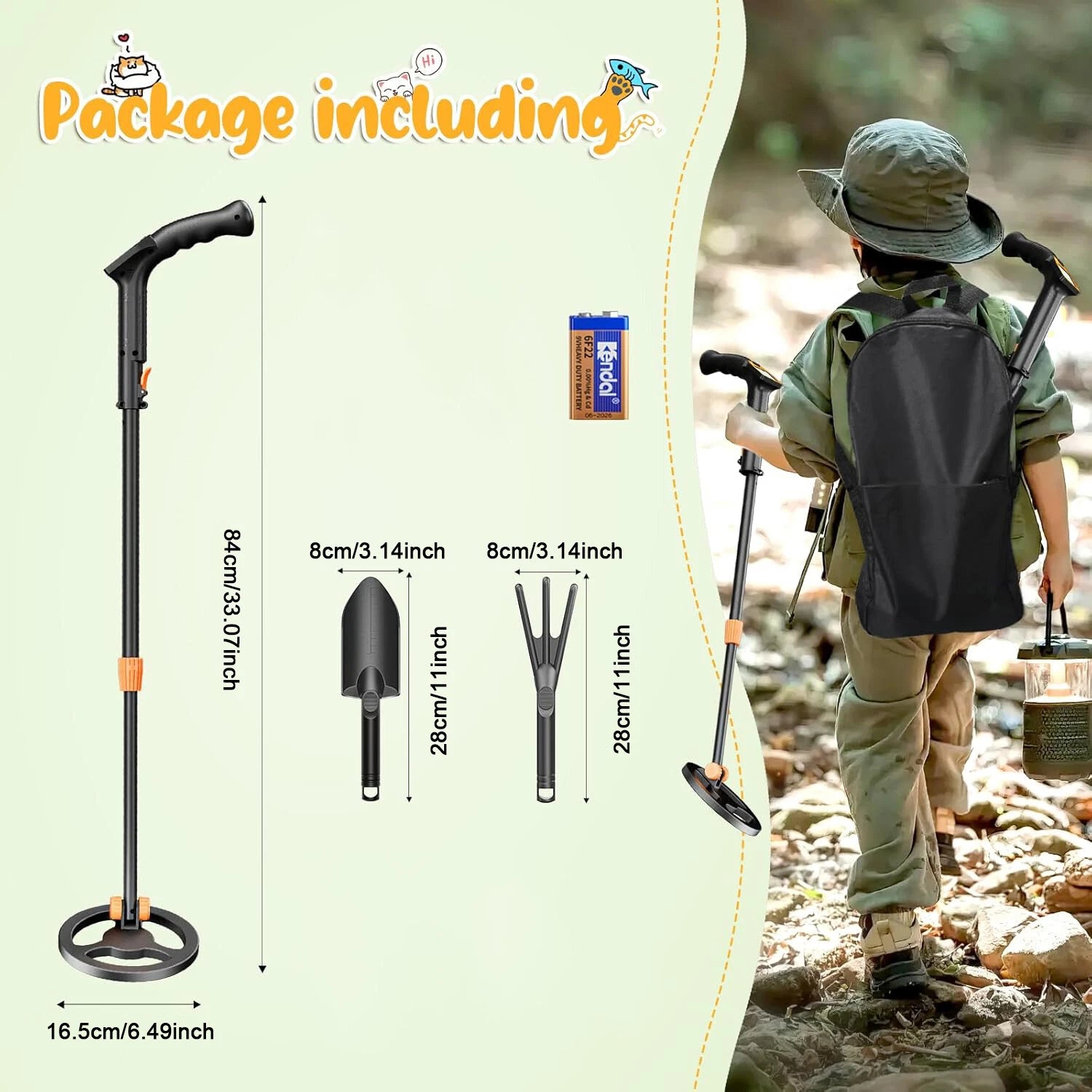 Metal detector with LCD Gold Metal Detector Gold Prospector Treasure Hunt Finder 