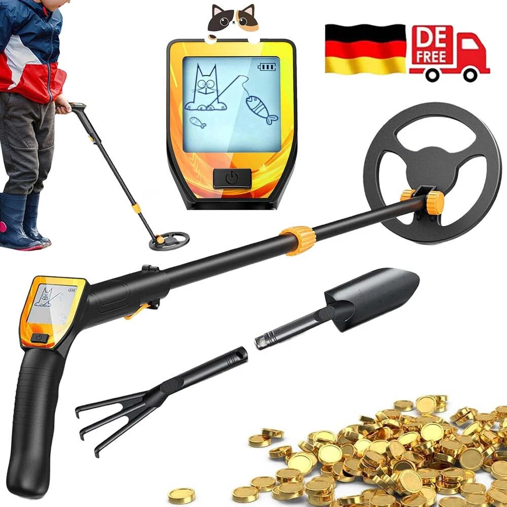 Metal detector with LCD Gold Metal Detector Gold Prospector Treasure Hunt Finder 