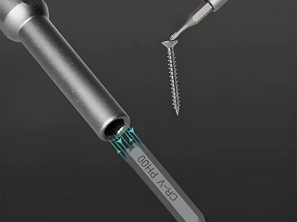 Präzisions Schraubendreher Set 24 Bits Magnetisch Feinmechaniker Werkzeug Etui