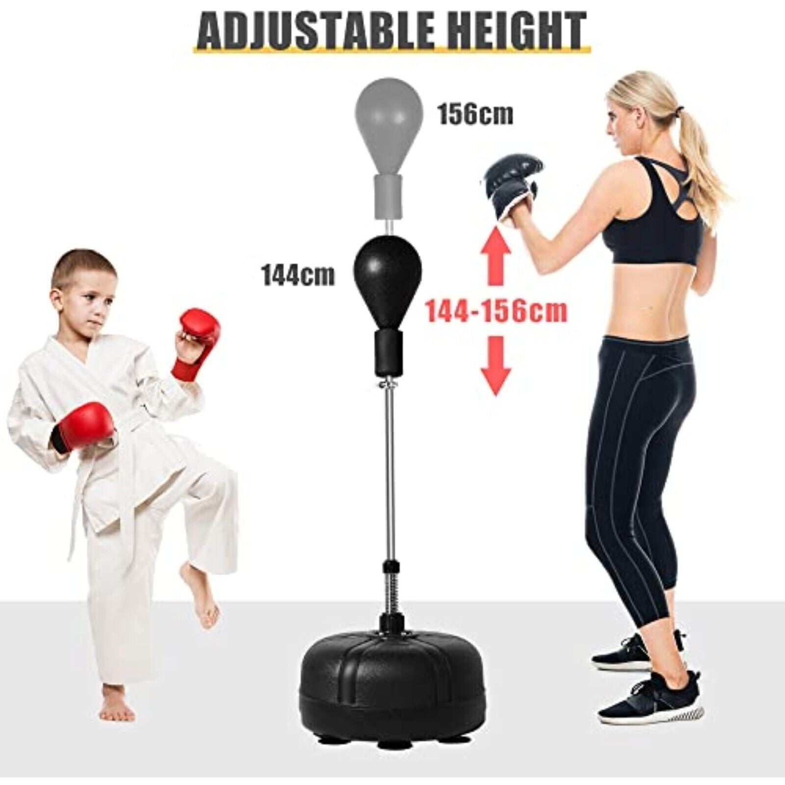 Punchingball Erwachsene Boxbirne stehend Standboxsack Boxständer Boxball Profi