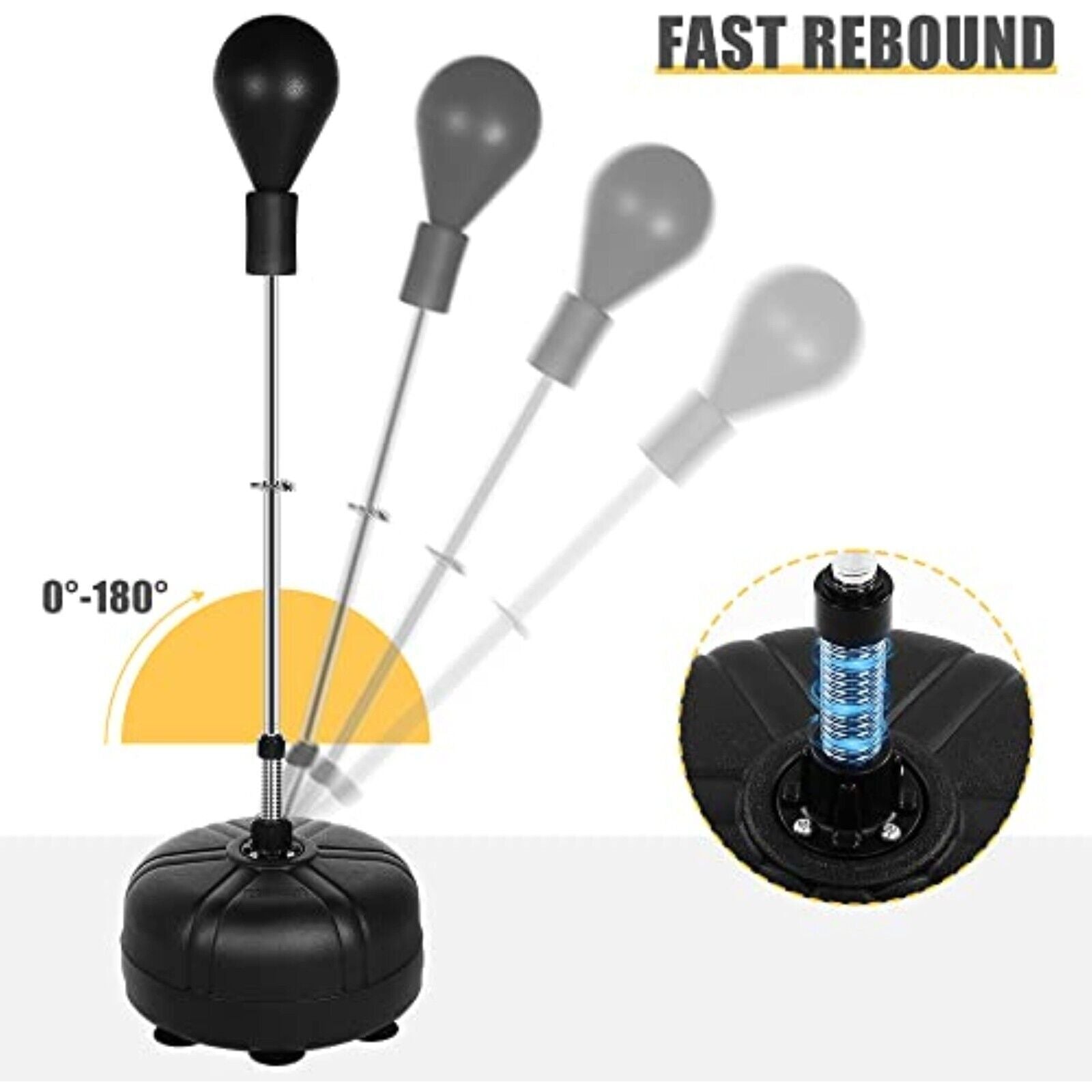 Punchingball Erwachsene Boxbirne stehend Standboxsack Boxständer Boxball Profi
