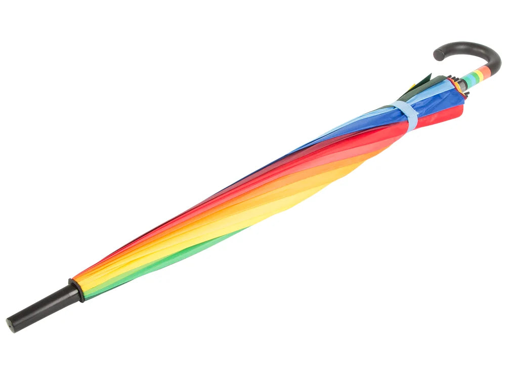 Regenbogenschirm Automatik Regenschirm XXL 115cm Windfest Bunt