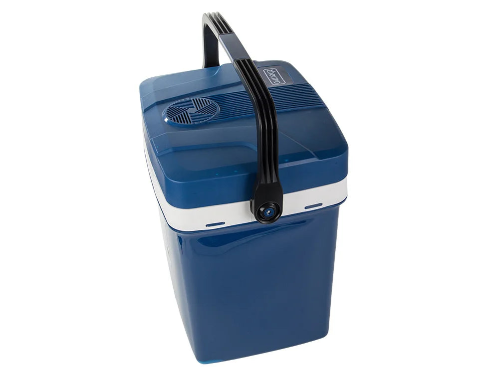 Elektrische Kühlbox 26L mit 12V & 230V – Auto Kühlbox mit Kühl- und Warmhaltefunktion für Camping & Reise