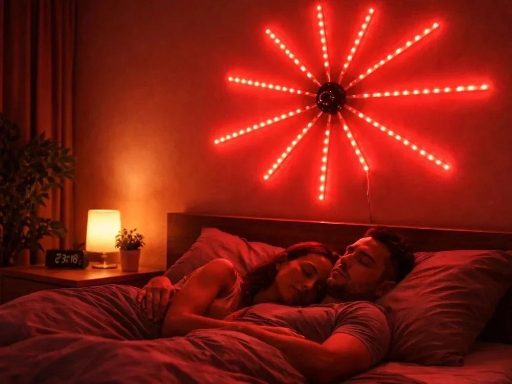 RGB LED Feuerwerk Lichterkette mit Bluetooth Musikmodus & Traumfarben 5V USB