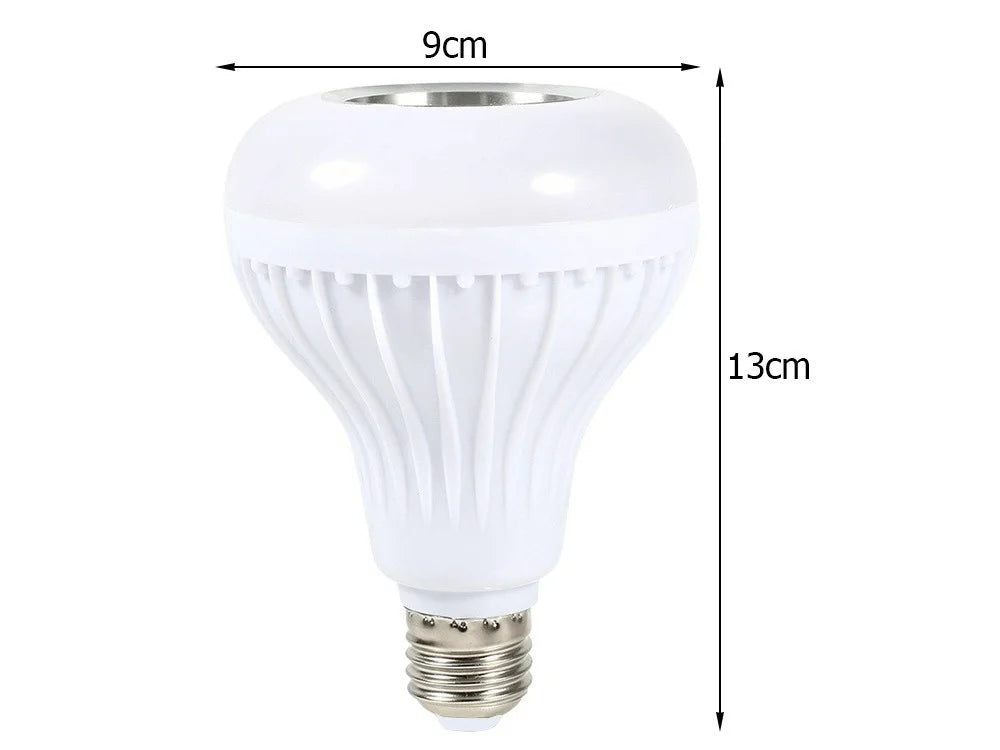 RGB LED Lampe E27 mit Bluetooth Lautsprecher Fernbedienung Farbwechsel 7W