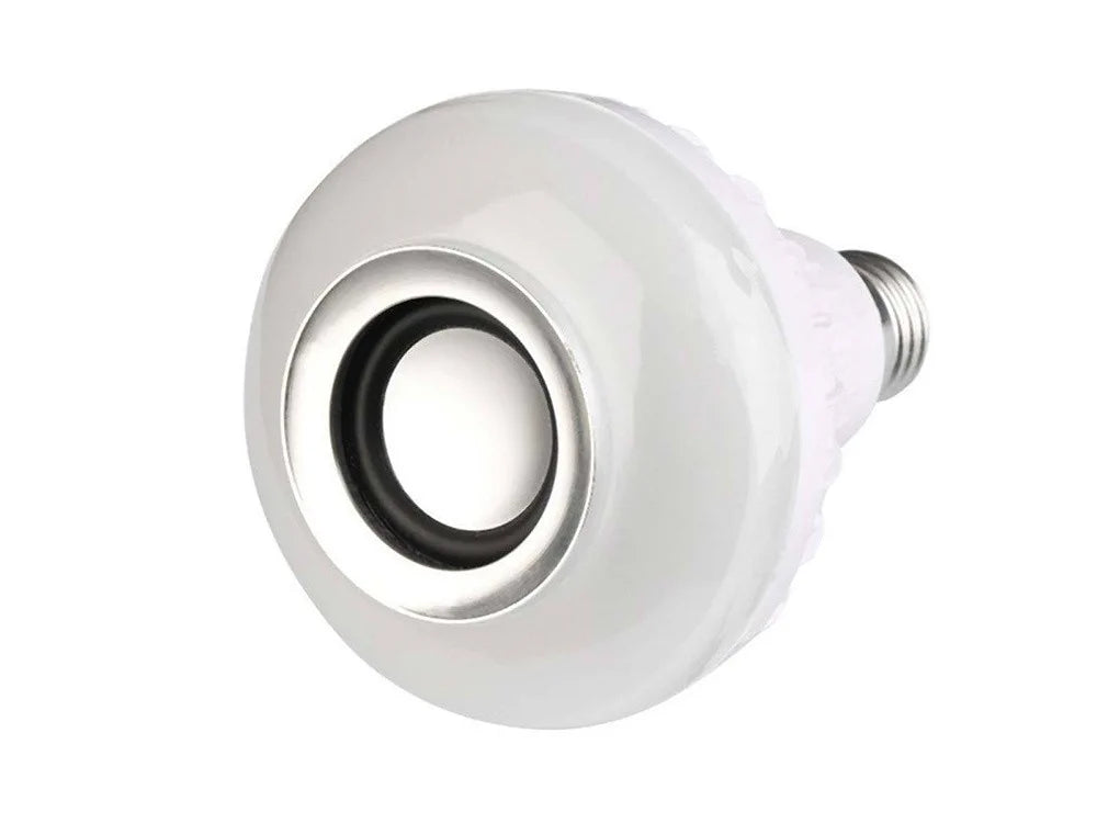 RGB LED Lampe E27 mit Bluetooth Lautsprecher Fernbedienung Farbwechsel 7W