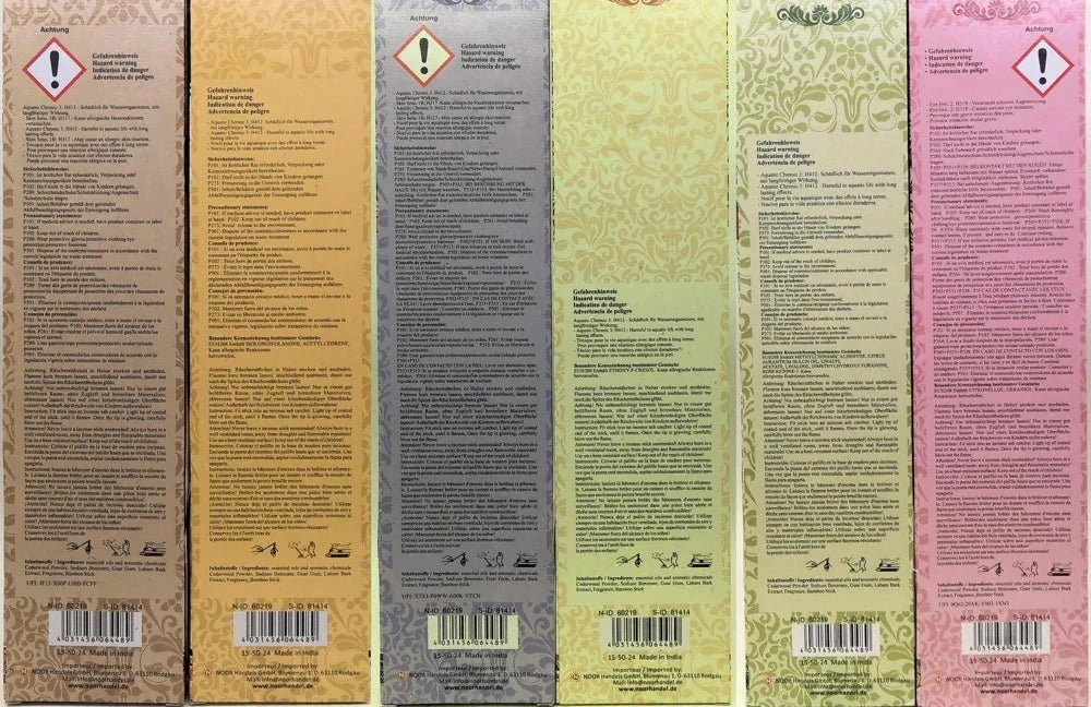 Räucherstäbchen Indische 40 Stück inkl. Halter – verschiedene Düfte (Karma Scent