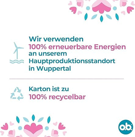 O.b. Original Super, Tampons für starke Tage mit StayDry Technologie und