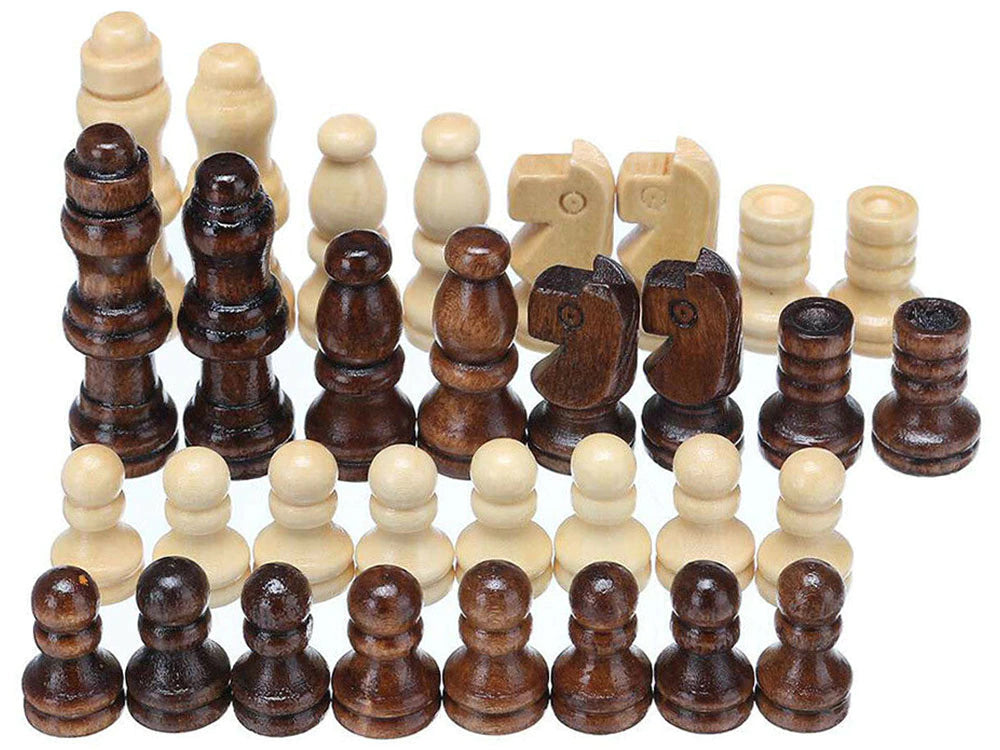 Schachspiel handgeschnitzt aus Holz – klappbares Schachbrett 29,5 cm
 
♟️ ♔ ♕ ♖ ♘ ♗ ♚ ♛ ♜ ♞ ♝