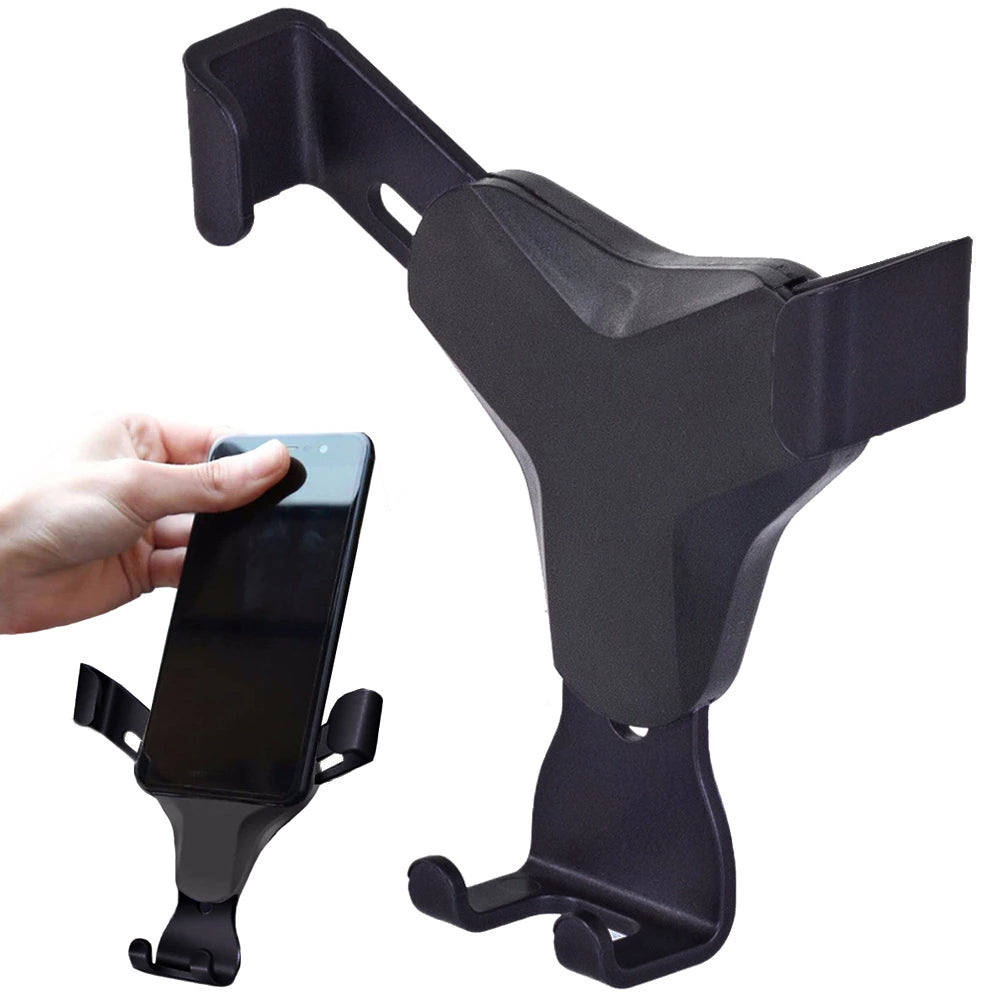 Schwerkraft-Autohalterung Lüftung – Handyhalter fürs Auto 6–8,5 cm – Schwarz