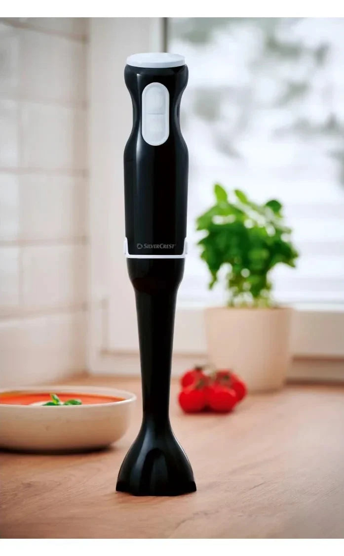 SILVERCREST Stabmixer SSM 350 D1 350W Pürierstab Edelstahl Schwarz Turbo