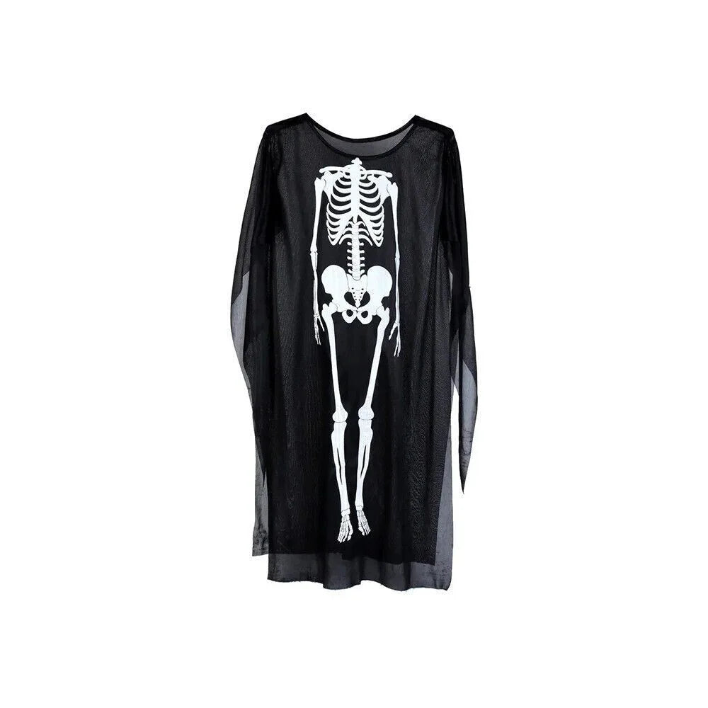 Skelett Kostüm Jumpsuit für Herren, Damen & Kinder – Halloween, Karneval und Cosplay