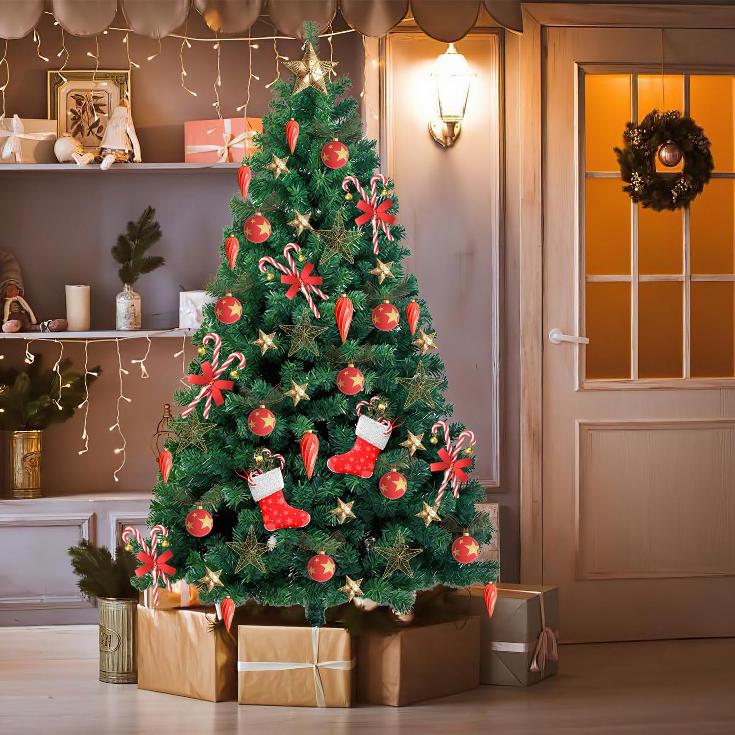 Artificial Christmas tree, artificial fir tree, artificial tree, Christmas tree, decorative tree 150CM 