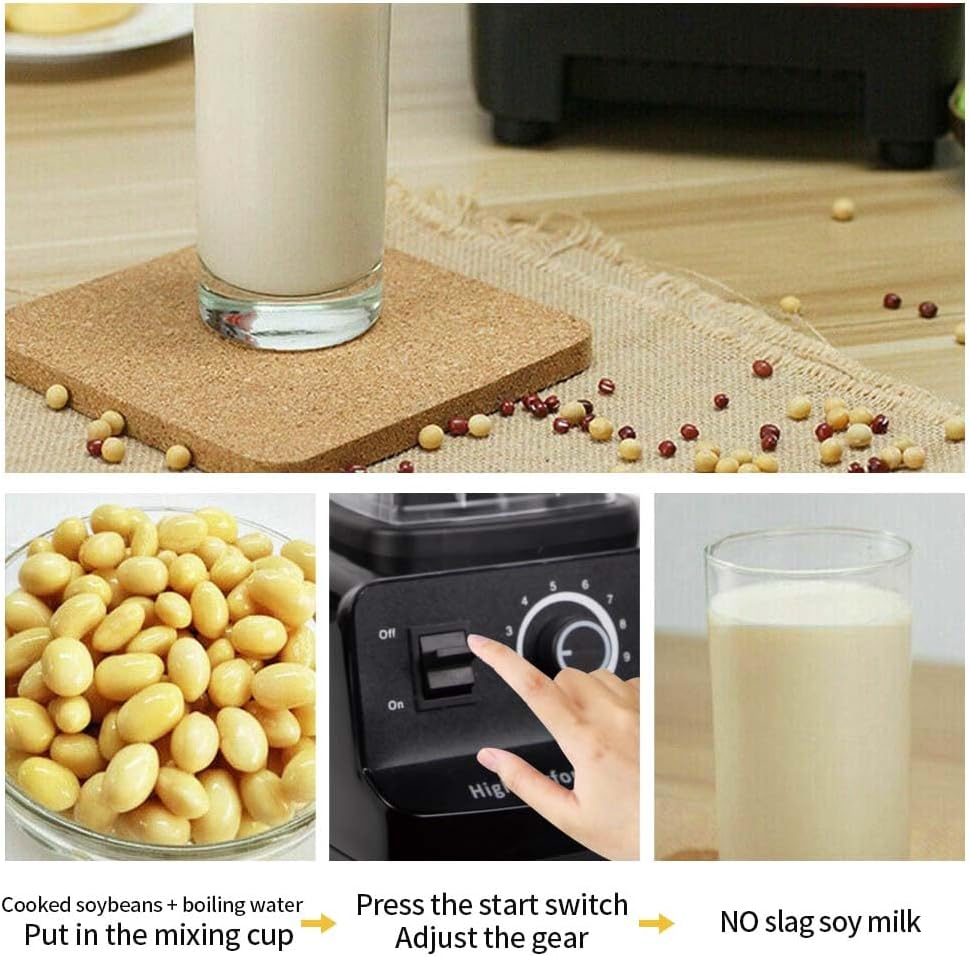 Profi Hochleistungsmixer 1500W – 2L Smoothie Maker mit Timer & Edelstahlklingen