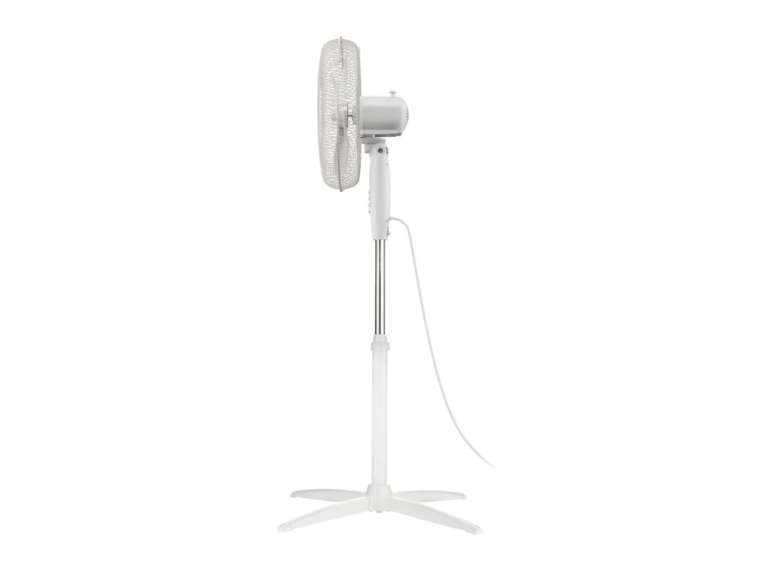 SILVERCREST Standventilator 45W – Höhenverstellbarer Ventilator mit 3 Stufen, Oszillation & 66 cm Durchmesser